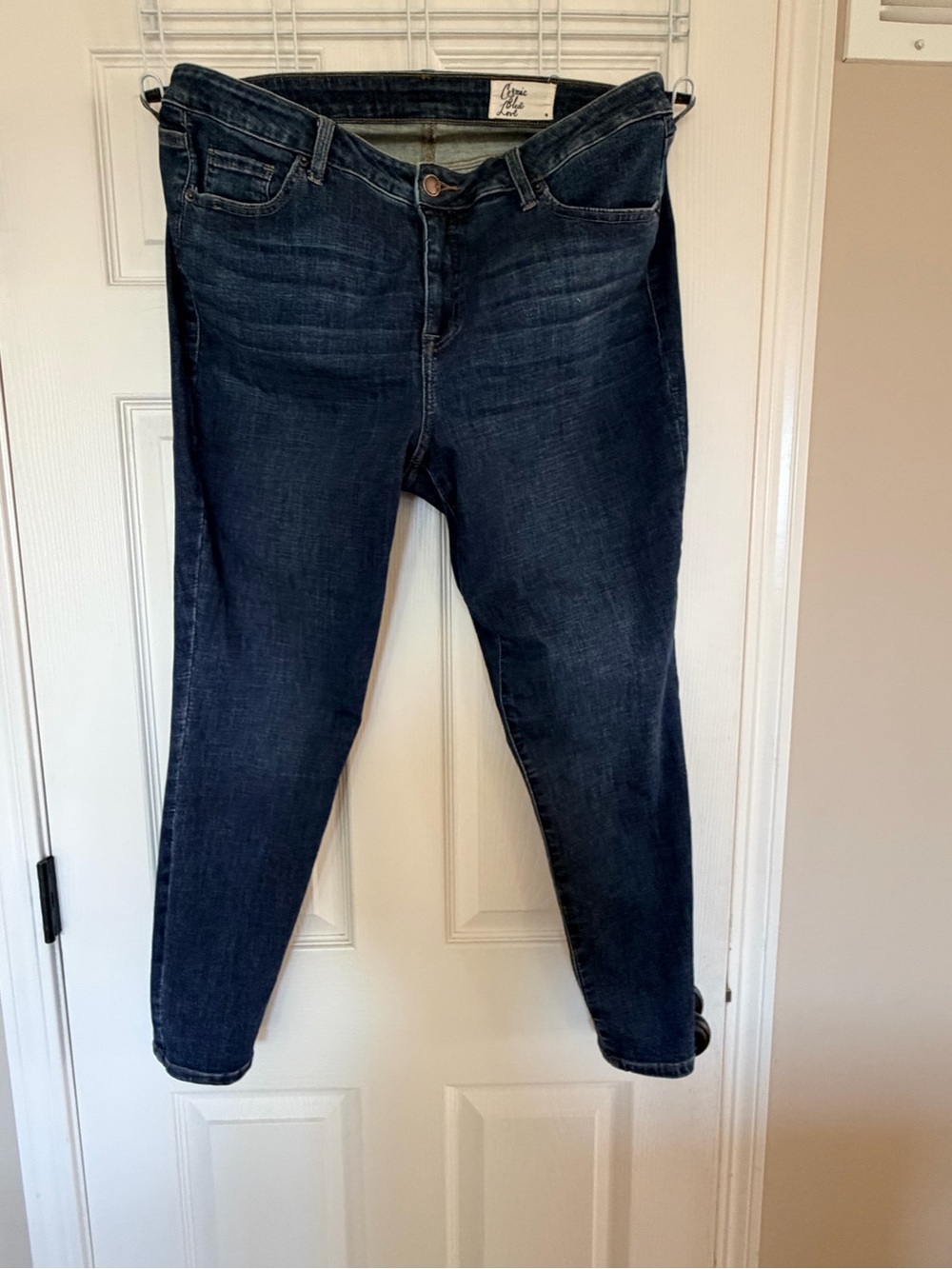 Dark Indigo Women's Skinny Jeans - Unknown Brand